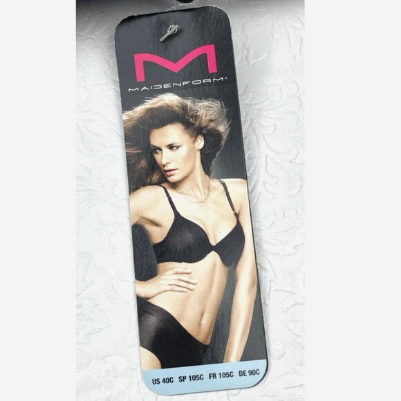 Maidenform Black Weightless Comfort Bra 40C NWT - Picture 9 of 9